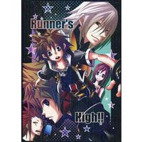 Doujinshi - KINGDOM HEARTS / Axel & Sora & Riku & Roxas (Runner’s High!) / rabbithutch