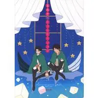 [Boys Love (Yaoi) : R18] Doujinshi - Shingeki no Kyojin / Eren x Levi (真夜中コミュニケーション) / Potpourri