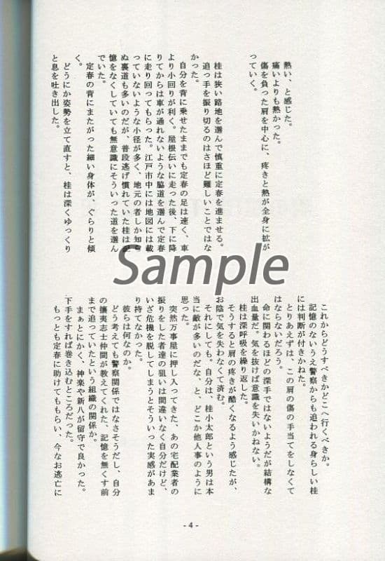 [Boys Love (Yaoi) : R18] Doujinshi - Novel - Gintama / Gintoki x Katsura (零の烙印 千の記憶 III) / ドクロ13