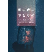 [Boys Love (Yaoi) : R18] Doujinshi - Novel - NARUTO / Kakashi & Iruka (嵐の夜に孕むもの) / 十月屋