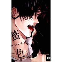 [Boys Love (Yaoi) : R18] Doujinshi - Novel - Touken Ranbu / Ookurikara & Saniwa (Female) & Saniwa & Shokudaikiri Mitsutada (密色*文庫) / 5050
