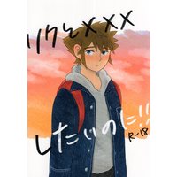[Boys Love (Yaoi) : R18] Doujinshi - KINGDOM HEARTS / Riku x Sora (リクと×××したいのに!!) / コメット
