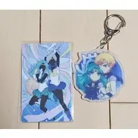 Key Chain - Sailor Moon / Tenou Haruka (Sailor Uranus) & Kaiou Michiru (Sailor Neptune)