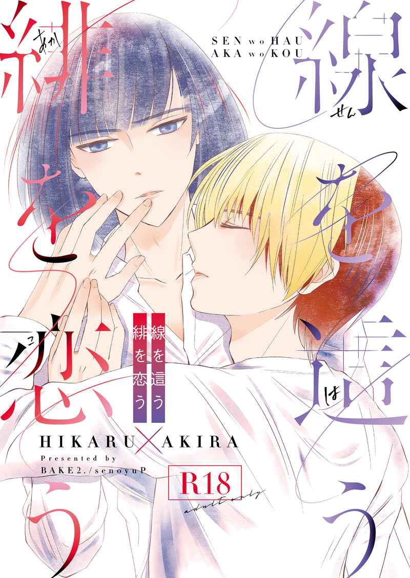 [Boys Love (Yaoi) : R18] Doujinshi - Hikaru no Go / Shindou Hikaru x Touya Akira (線を這う 緋を恋う) / BAKE2.