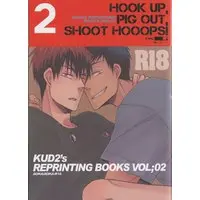 [Boys Love (Yaoi) : R18] Doujinshi - Kuroko's Basketball / Aomine x Kagami (HOOK UP.PIG OUT.SHOOT HOOOPS! *再録 2) / KUD2