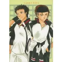 [Boys Love (Yaoi) : R18] Doujinshi - Manga&Novel - Prince Of Tennis / Ooishi Shuuichirou x Kikumaru Eiji & Momoshiro Takeshi x Echizen Ryoma (CANDY POP 3) / 大覚屋124/ICE DROP